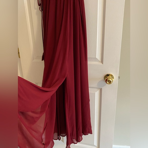 Long red dress - Picture 5 of 8